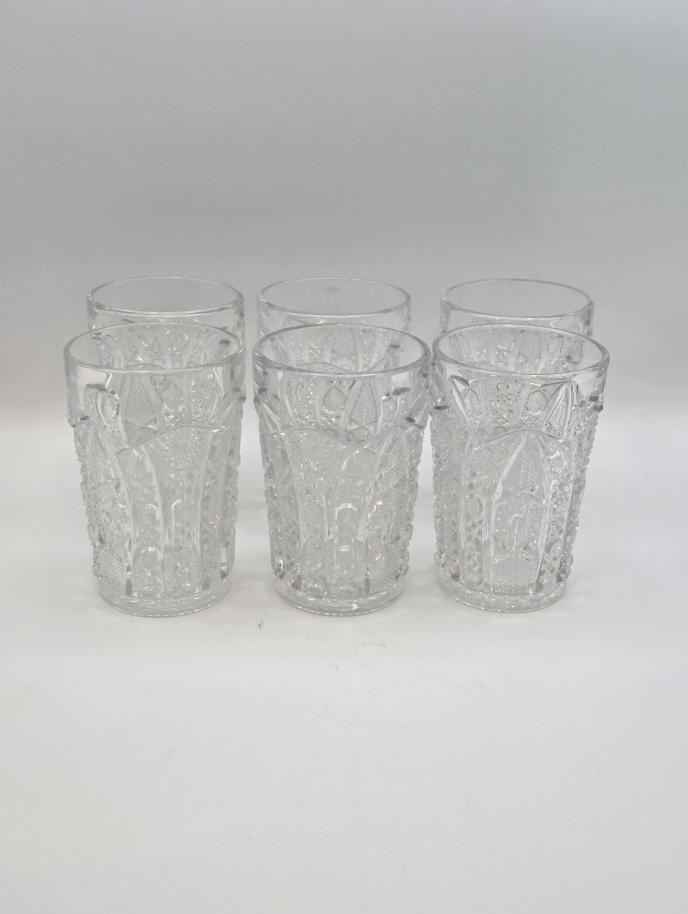 Imperial Glass Daisy and Button Clear 8 Oz. Flat Tumbler